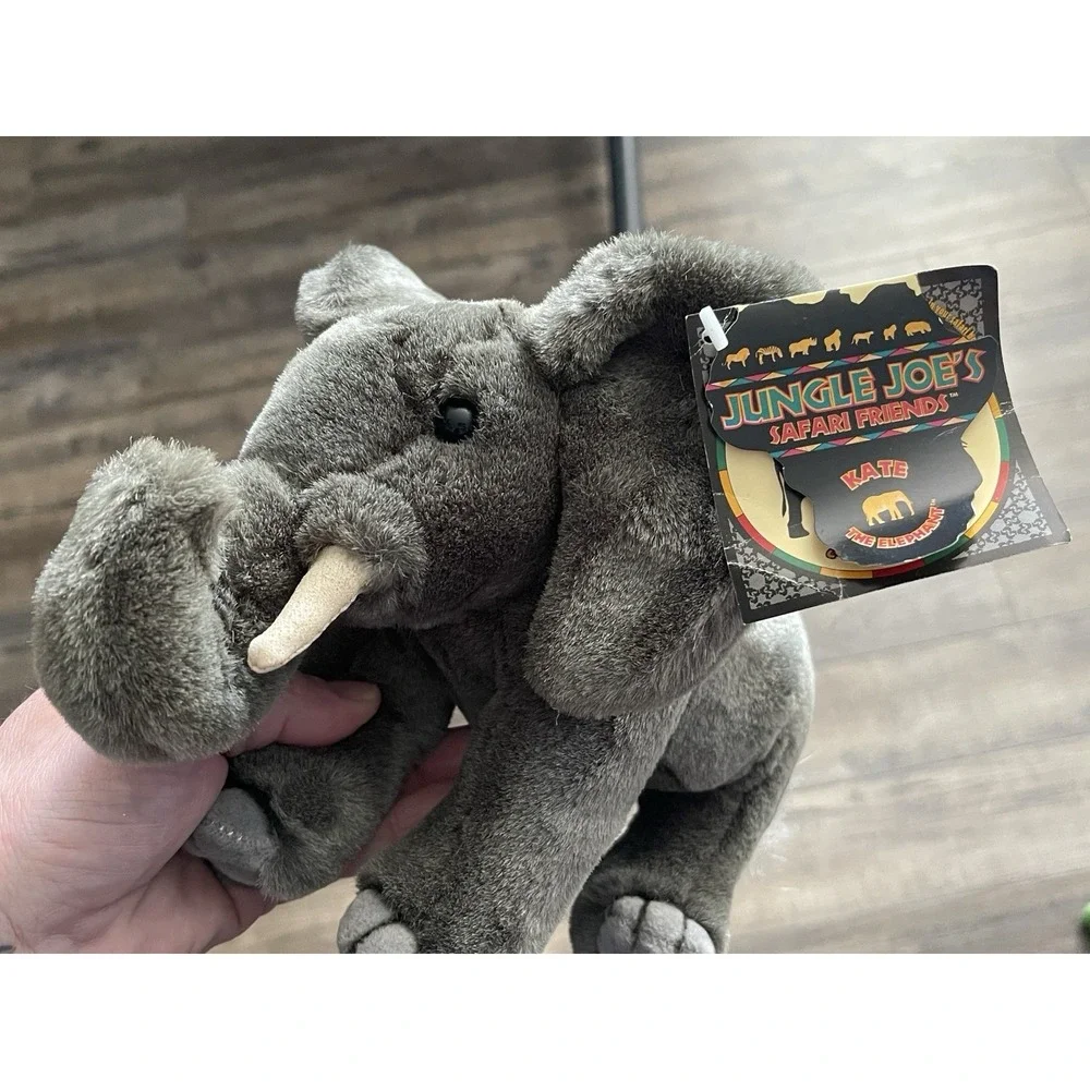 1998‎ Jungle Joe Plush Can't Wait Kate The Elephant Jungle Joe's Safari Friends
